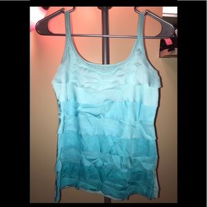 Shades of blue tank
